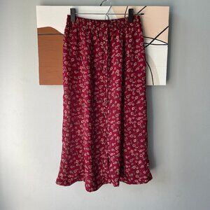 The LIMITED 1990s vintage button-down floral skirt